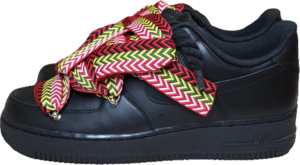 NIKE AIR FORCE 1 RED LANVIN ROPE LACES